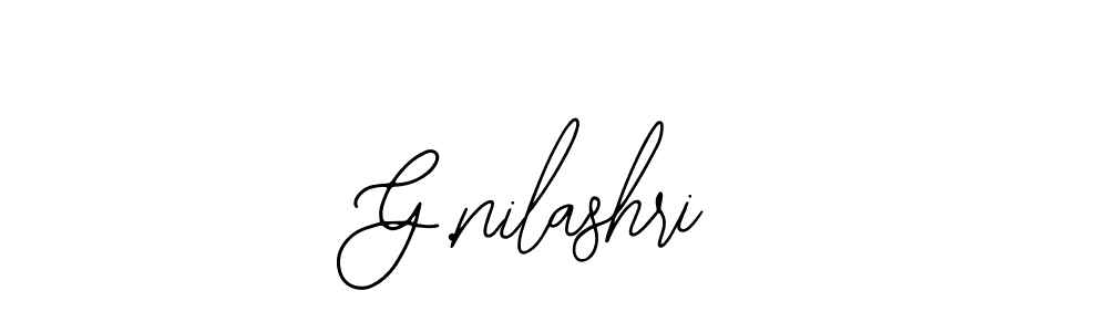 It looks lik you need a new signature style for name G.nilashri. Design unique handwritten (Bearetta-2O07w) signature with our free signature maker in just a few clicks. G.nilashri signature style 12 images and pictures png