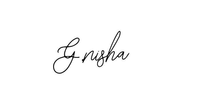 Create a beautiful signature design for name G.nisha. With this signature (Bearetta-2O07w) fonts, you can make a handwritten signature for free. G.nisha signature style 12 images and pictures png