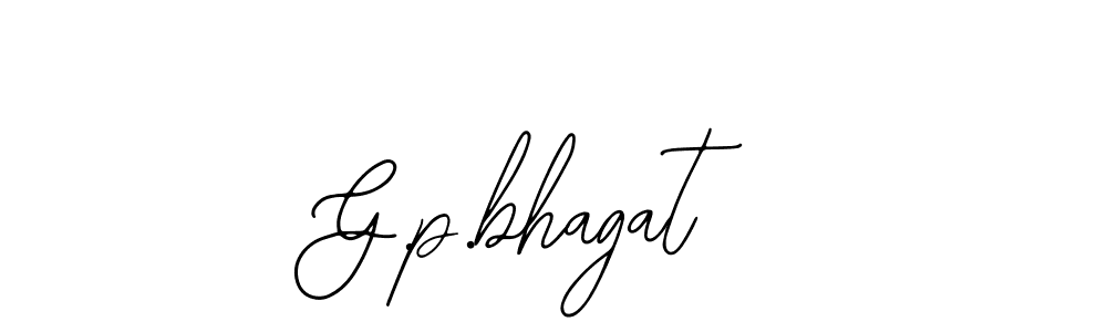 You should practise on your own different ways (Bearetta-2O07w) to write your name (G.p.bhagat) in signature. don't let someone else do it for you. G.p.bhagat signature style 12 images and pictures png