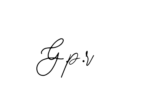 How to make G.p.r signature? Bearetta-2O07w is a professional autograph style. Create handwritten signature for G.p.r name. G.p.r signature style 12 images and pictures png