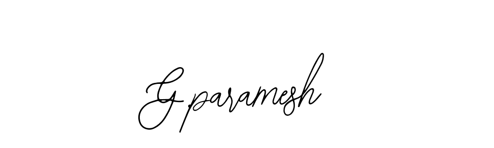 if you are searching for the best signature style for your name G.paramesh. so please give up your signature search. here we have designed multiple signature styles  using Bearetta-2O07w. G.paramesh signature style 12 images and pictures png