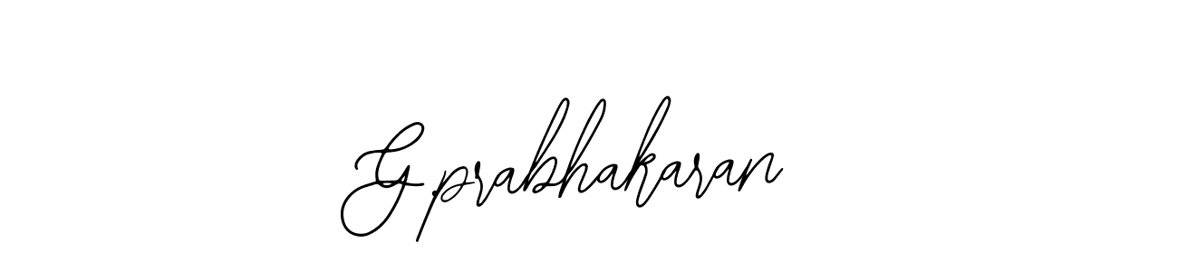 This is the best signature style for the G.prabhakaran name. Also you like these signature font (Bearetta-2O07w). Mix name signature. G.prabhakaran signature style 12 images and pictures png