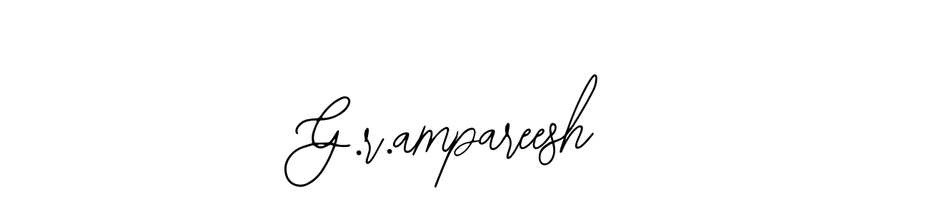 Create a beautiful signature design for name G.r.ampareesh. With this signature (Bearetta-2O07w) fonts, you can make a handwritten signature for free. G.r.ampareesh signature style 12 images and pictures png