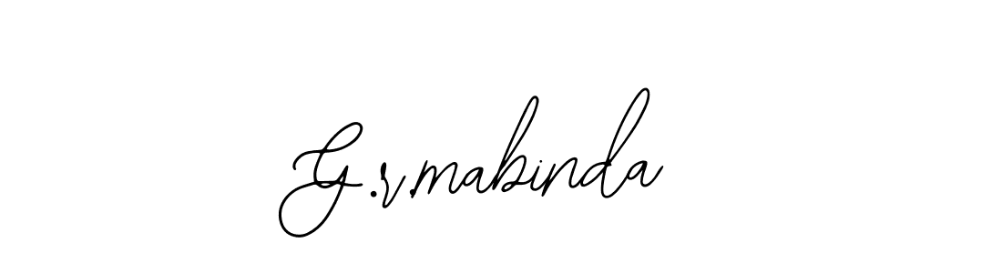 This is the best signature style for the G.r.mabinda name. Also you like these signature font (Bearetta-2O07w). Mix name signature. G.r.mabinda signature style 12 images and pictures png