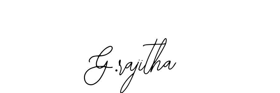 Also we have G.rajitha name is the best signature style. Create professional handwritten signature collection using Bearetta-2O07w autograph style. G.rajitha signature style 12 images and pictures png