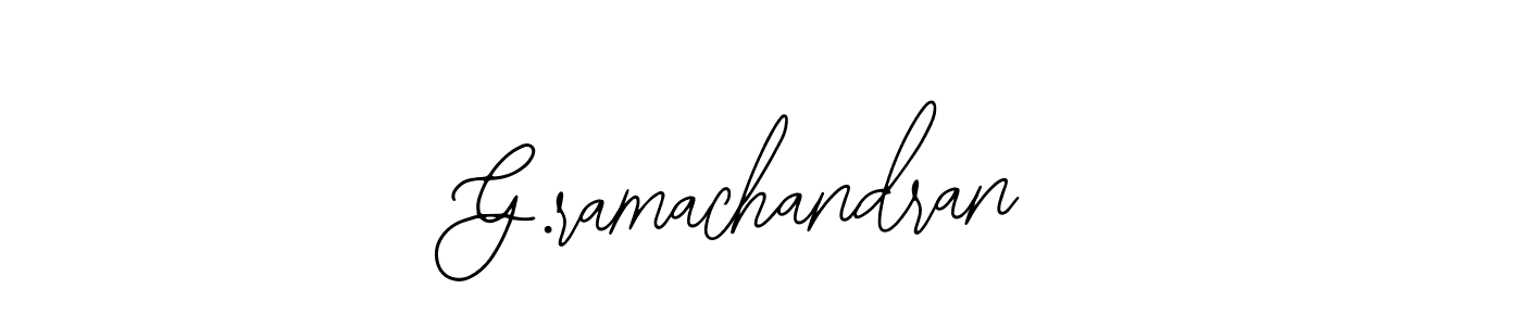 if you are searching for the best signature style for your name G.ramachandran. so please give up your signature search. here we have designed multiple signature styles  using Bearetta-2O07w. G.ramachandran signature style 12 images and pictures png