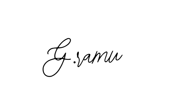 Make a short G.ramu signature style. Manage your documents anywhere anytime using Bearetta-2O07w. Create and add eSignatures, submit forms, share and send files easily. G.ramu signature style 12 images and pictures png