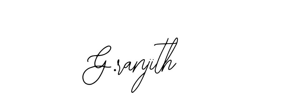 Create a beautiful signature design for name G.ranjith. With this signature (Bearetta-2O07w) fonts, you can make a handwritten signature for free. G.ranjith signature style 12 images and pictures png