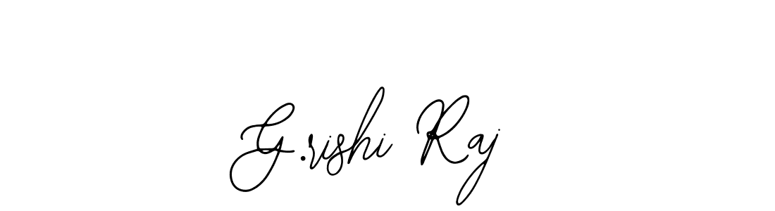 Use a signature maker to create a handwritten signature online. With this signature software, you can design (Bearetta-2O07w) your own signature for name G.rishi Raj. G.rishi Raj signature style 12 images and pictures png
