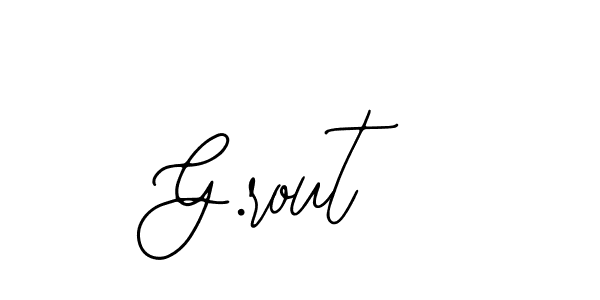 Create a beautiful signature design for name G.rout. With this signature (Bearetta-2O07w) fonts, you can make a handwritten signature for free. G.rout signature style 12 images and pictures png