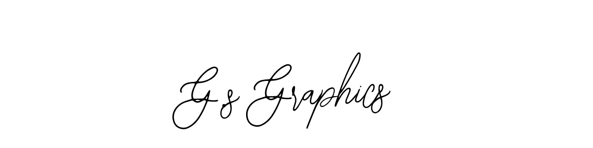 How to make G.s Graphics name signature. Use Bearetta-2O07w style for creating short signs online. This is the latest handwritten sign. G.s Graphics signature style 12 images and pictures png