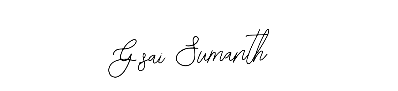 Once you've used our free online signature maker to create your best signature Bearetta-2O07w style, it's time to enjoy all of the benefits that G.sai Sumanth name signing documents. G.sai Sumanth signature style 12 images and pictures png