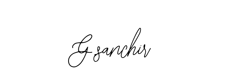 Similarly Bearetta-2O07w is the best handwritten signature design. Signature creator online .You can use it as an online autograph creator for name G.sanchir. G.sanchir signature style 12 images and pictures png