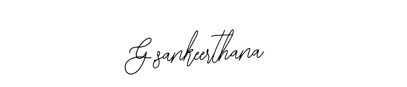 Similarly Bearetta-2O07w is the best handwritten signature design. Signature creator online .You can use it as an online autograph creator for name G.sankeerthana. G.sankeerthana signature style 12 images and pictures png