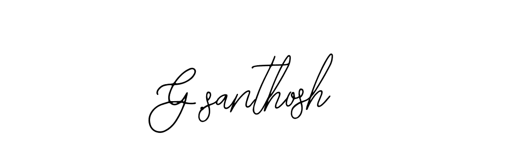 You can use this online signature creator to create a handwritten signature for the name G.santhosh. This is the best online autograph maker. G.santhosh signature style 12 images and pictures png