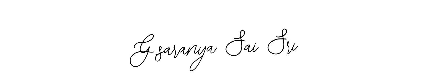 Also we have G.saranya Sai Sri name is the best signature style. Create professional handwritten signature collection using Bearetta-2O07w autograph style. G.saranya Sai Sri signature style 12 images and pictures png