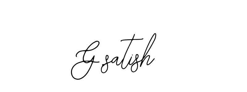 You can use this online signature creator to create a handwritten signature for the name G.satish. This is the best online autograph maker. G.satish signature style 12 images and pictures png