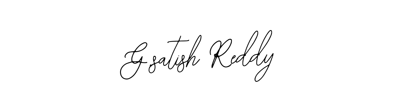 How to Draw G.satish Reddy signature style? Bearetta-2O07w is a latest design signature styles for name G.satish Reddy. G.satish Reddy signature style 12 images and pictures png