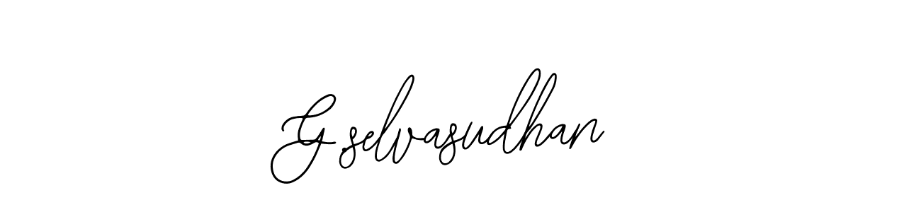 G.selvasudhan stylish signature style. Best Handwritten Sign (Bearetta-2O07w) for my name. Handwritten Signature Collection Ideas for my name G.selvasudhan. G.selvasudhan signature style 12 images and pictures png