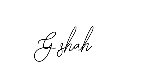 Design your own signature with our free online signature maker. With this signature software, you can create a handwritten (Bearetta-2O07w) signature for name G.shah. G.shah signature style 12 images and pictures png