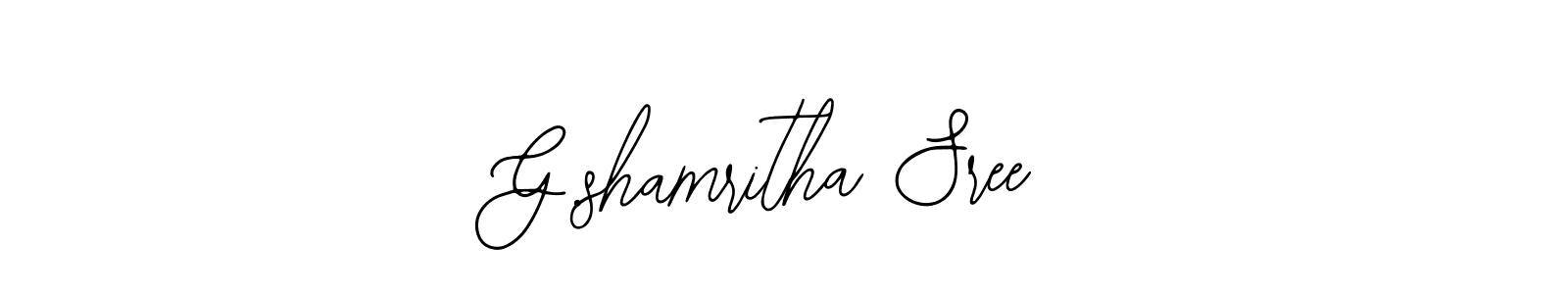 How to make G.shamritha Sree signature? Bearetta-2O07w is a professional autograph style. Create handwritten signature for G.shamritha Sree name. G.shamritha Sree signature style 12 images and pictures png