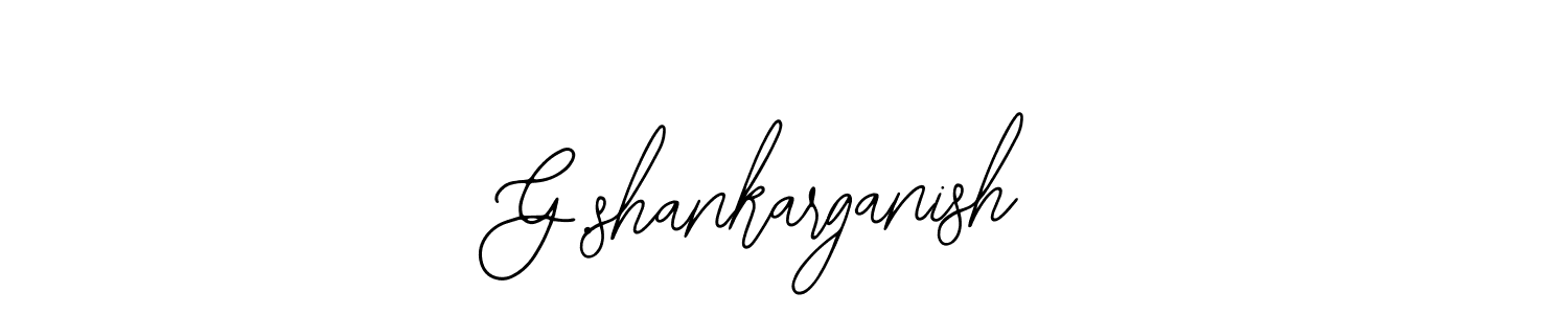 Also You can easily find your signature by using the search form. We will create G.shankarganish name handwritten signature images for you free of cost using Bearetta-2O07w sign style. G.shankarganish signature style 12 images and pictures png