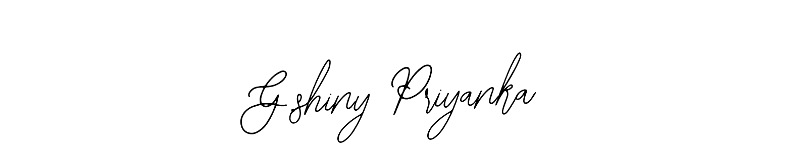 G.shiny Priyanka stylish signature style. Best Handwritten Sign (Bearetta-2O07w) for my name. Handwritten Signature Collection Ideas for my name G.shiny Priyanka. G.shiny Priyanka signature style 12 images and pictures png