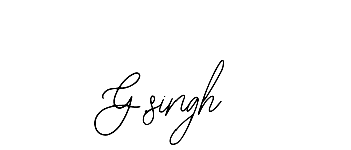 It looks lik you need a new signature style for name G.singh. Design unique handwritten (Bearetta-2O07w) signature with our free signature maker in just a few clicks. G.singh signature style 12 images and pictures png