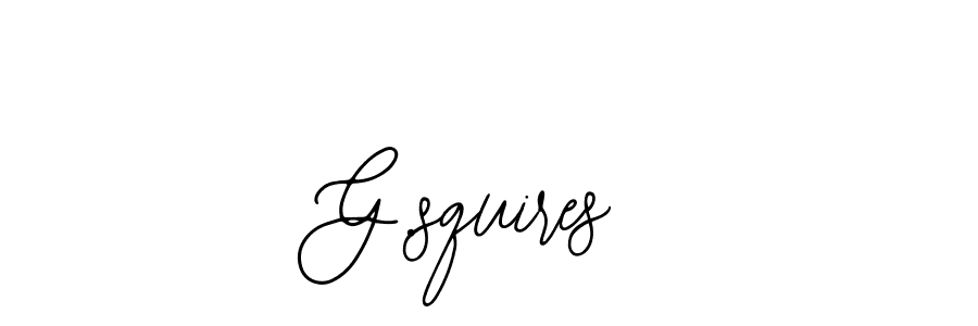 Also we have G.squires name is the best signature style. Create professional handwritten signature collection using Bearetta-2O07w autograph style. G.squires signature style 12 images and pictures png