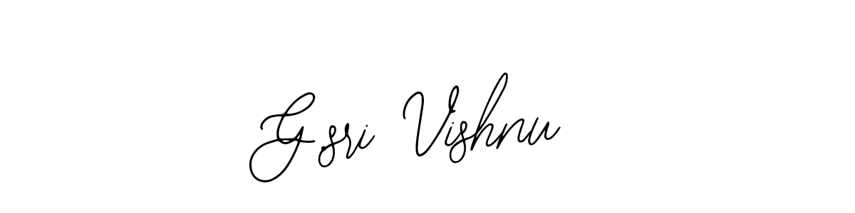 Similarly Bearetta-2O07w is the best handwritten signature design. Signature creator online .You can use it as an online autograph creator for name G.sri Vishnu. G.sri Vishnu signature style 12 images and pictures png