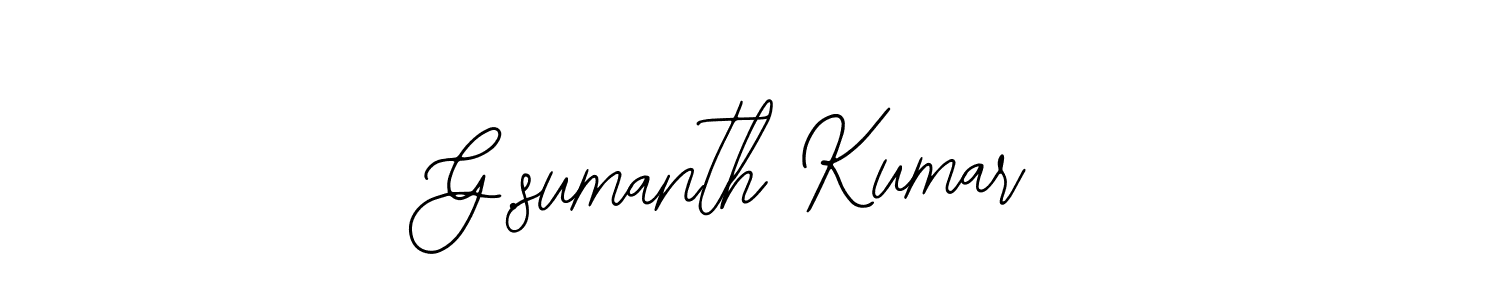 Check out images of Autograph of G.sumanth Kumar name. Actor G.sumanth Kumar Signature Style. Bearetta-2O07w is a professional sign style online. G.sumanth Kumar signature style 12 images and pictures png