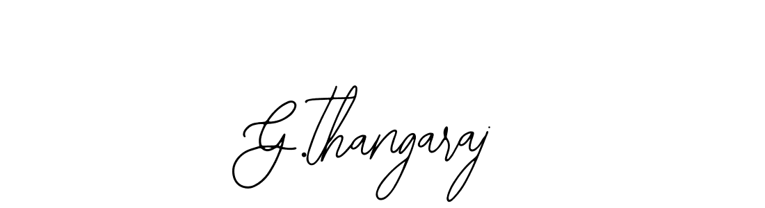 Bearetta-2O07w is a professional signature style that is perfect for those who want to add a touch of class to their signature. It is also a great choice for those who want to make their signature more unique. Get G.thangaraj name to fancy signature for free. G.thangaraj signature style 12 images and pictures png