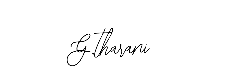 Similarly Bearetta-2O07w is the best handwritten signature design. Signature creator online .You can use it as an online autograph creator for name G.tharani. G.tharani signature style 12 images and pictures png