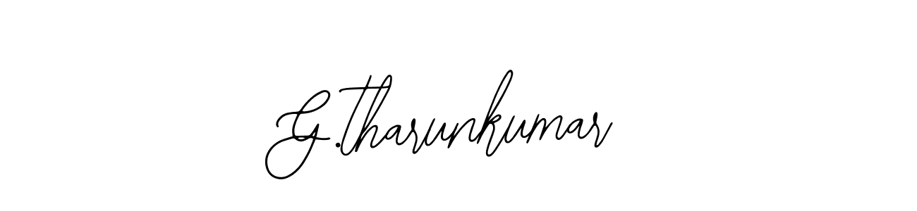 Make a beautiful signature design for name G.tharunkumar. With this signature (Bearetta-2O07w) style, you can create a handwritten signature for free. G.tharunkumar signature style 12 images and pictures png