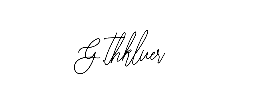 Make a beautiful signature design for name G.thkluer. With this signature (Bearetta-2O07w) style, you can create a handwritten signature for free. G.thkluer signature style 12 images and pictures png