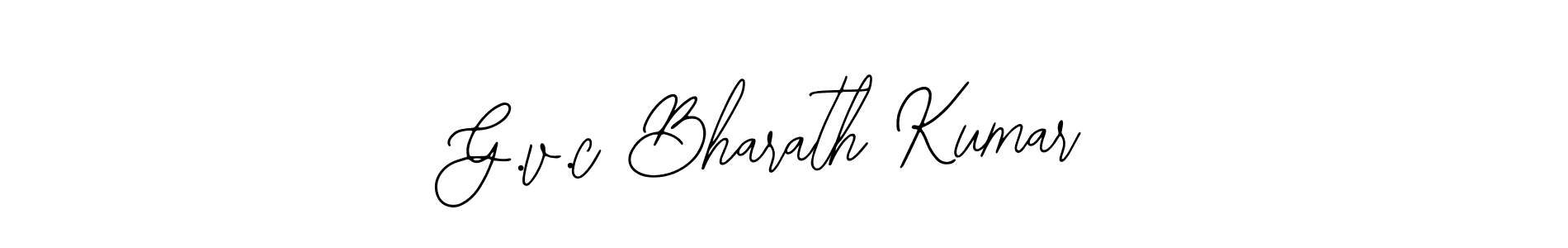 This is the best signature style for the G.v.c Bharath Kumar name. Also you like these signature font (Bearetta-2O07w). Mix name signature. G.v.c Bharath Kumar signature style 12 images and pictures png