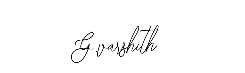 Make a beautiful signature design for name G.varshith. With this signature (Bearetta-2O07w) style, you can create a handwritten signature for free. G.varshith signature style 12 images and pictures png