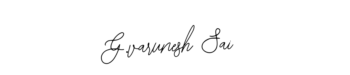 Make a beautiful signature design for name G.varunesh Sai. Use this online signature maker to create a handwritten signature for free. G.varunesh Sai signature style 12 images and pictures png