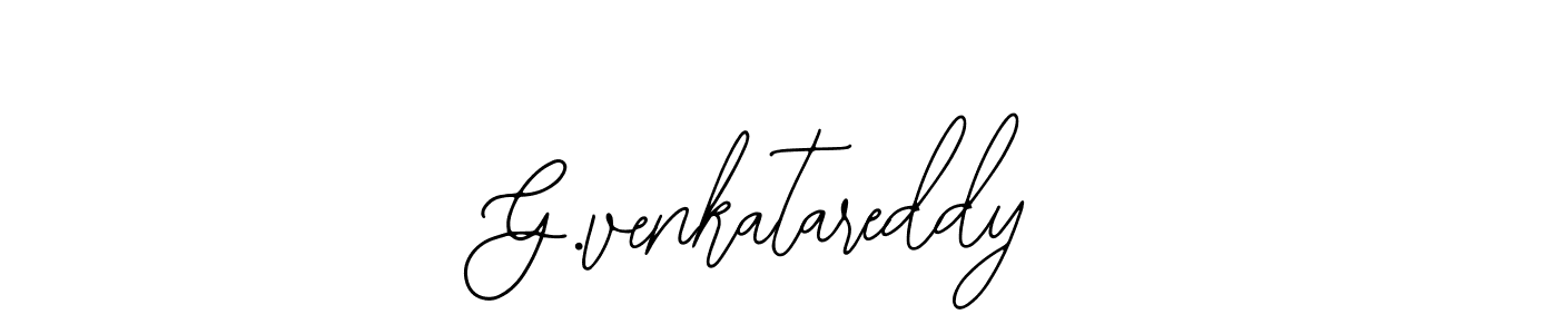 The best way (Bearetta-2O07w) to make a short signature is to pick only two or three words in your name. The name G.venkatareddy include a total of six letters. For converting this name. G.venkatareddy signature style 12 images and pictures png