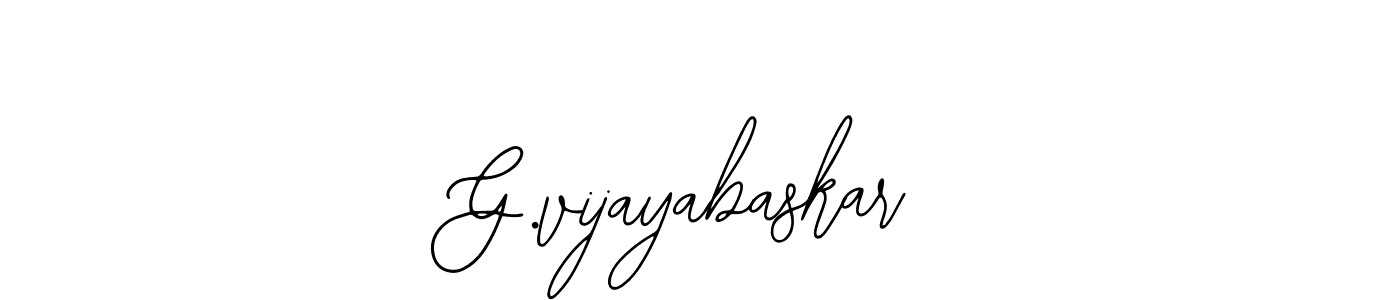 How to Draw G.vijayabaskar signature style? Bearetta-2O07w is a latest design signature styles for name G.vijayabaskar. G.vijayabaskar signature style 12 images and pictures png