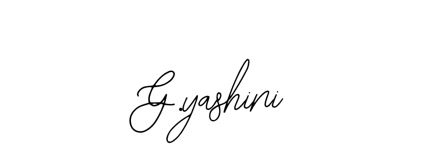 Also we have G.yashini name is the best signature style. Create professional handwritten signature collection using Bearetta-2O07w autograph style. G.yashini signature style 12 images and pictures png