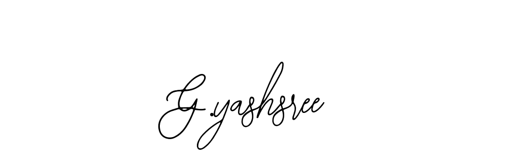 G.yashsree stylish signature style. Best Handwritten Sign (Bearetta-2O07w) for my name. Handwritten Signature Collection Ideas for my name G.yashsree. G.yashsree signature style 12 images and pictures png