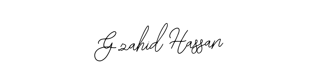 See photos of G.zahid Hassan official signature by Spectra . Check more albums & portfolios. Read reviews & check more about Bearetta-2O07w font. G.zahid Hassan signature style 12 images and pictures png