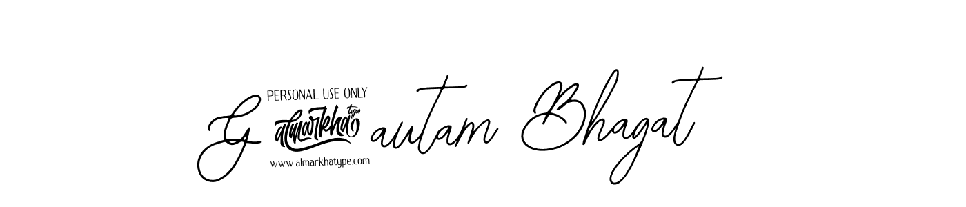 Make a short G4autam Bhagat signature style. Manage your documents anywhere anytime using Bearetta-2O07w. Create and add eSignatures, submit forms, share and send files easily. G4autam Bhagat signature style 12 images and pictures png