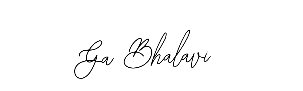 Make a beautiful signature design for name Ga Bhalavi. Use this online signature maker to create a handwritten signature for free. Ga Bhalavi signature style 12 images and pictures png