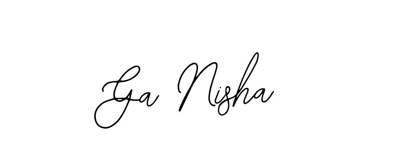 Best and Professional Signature Style for Ga Nisha. Bearetta-2O07w Best Signature Style Collection. Ga Nisha signature style 12 images and pictures png