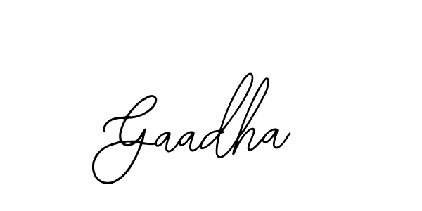 Make a beautiful signature design for name Gaadha. With this signature (Bearetta-2O07w) style, you can create a handwritten signature for free. Gaadha signature style 12 images and pictures png