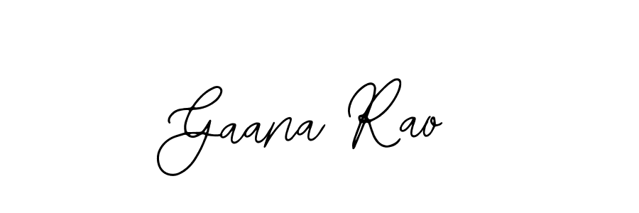 Use a signature maker to create a handwritten signature online. With this signature software, you can design (Bearetta-2O07w) your own signature for name Gaana Rao. Gaana Rao signature style 12 images and pictures png