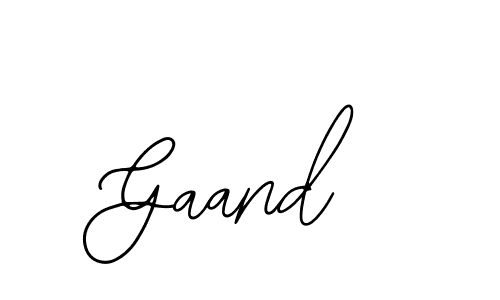 Use a signature maker to create a handwritten signature online. With this signature software, you can design (Bearetta-2O07w) your own signature for name Gaand. Gaand signature style 12 images and pictures png