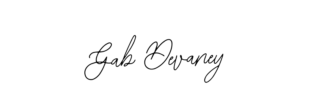 Bearetta-2O07w is a professional signature style that is perfect for those who want to add a touch of class to their signature. It is also a great choice for those who want to make their signature more unique. Get Gab Devaney name to fancy signature for free. Gab Devaney signature style 12 images and pictures png